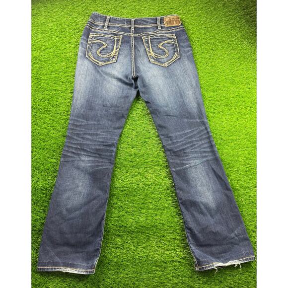 Silver Jeans Suki Mid Bootcut Denim Jeans Women’s W31 L33 Medium Wash - Picture 5 of 7